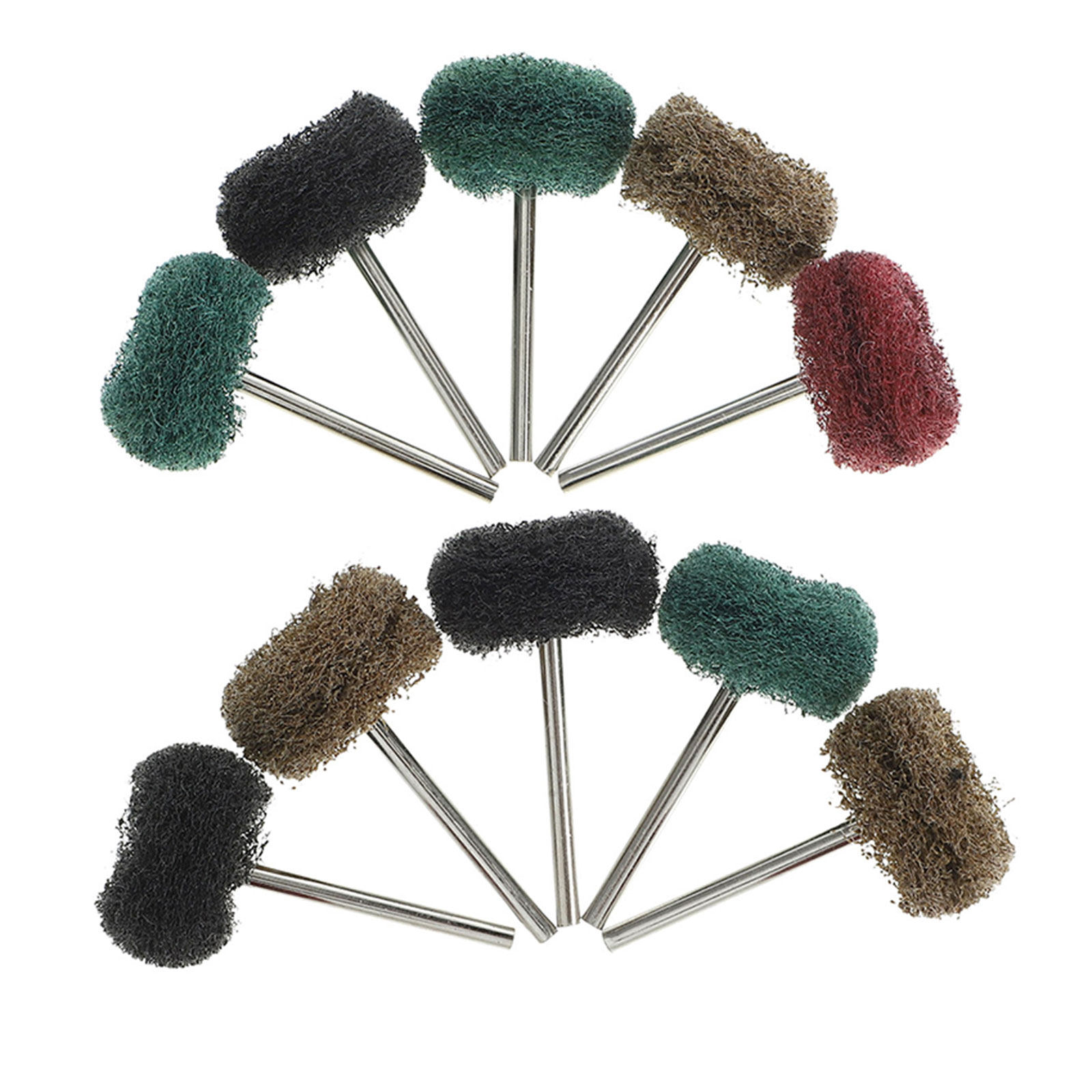 Polish Pad Set Buffer - 24-teiliges Set aus Nylonfaser-Polierscheiben für Bohrmaschinen,